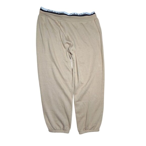 Calvin Klein Women's Performance Fleece Jogger Pants Size XXL Khaki - Picture 3 of 7